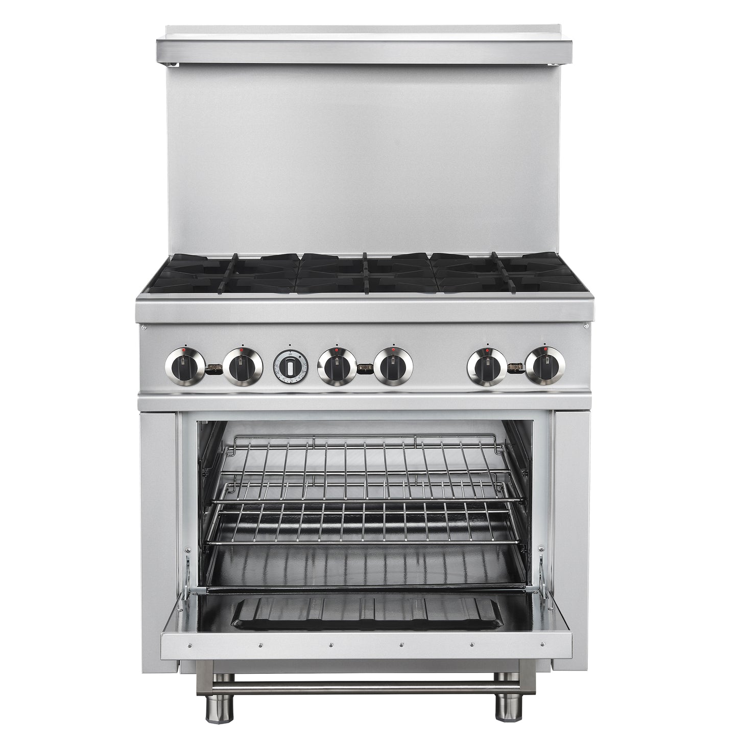 Forno Commerciale 36 Inch Gas Range with 6 Burners