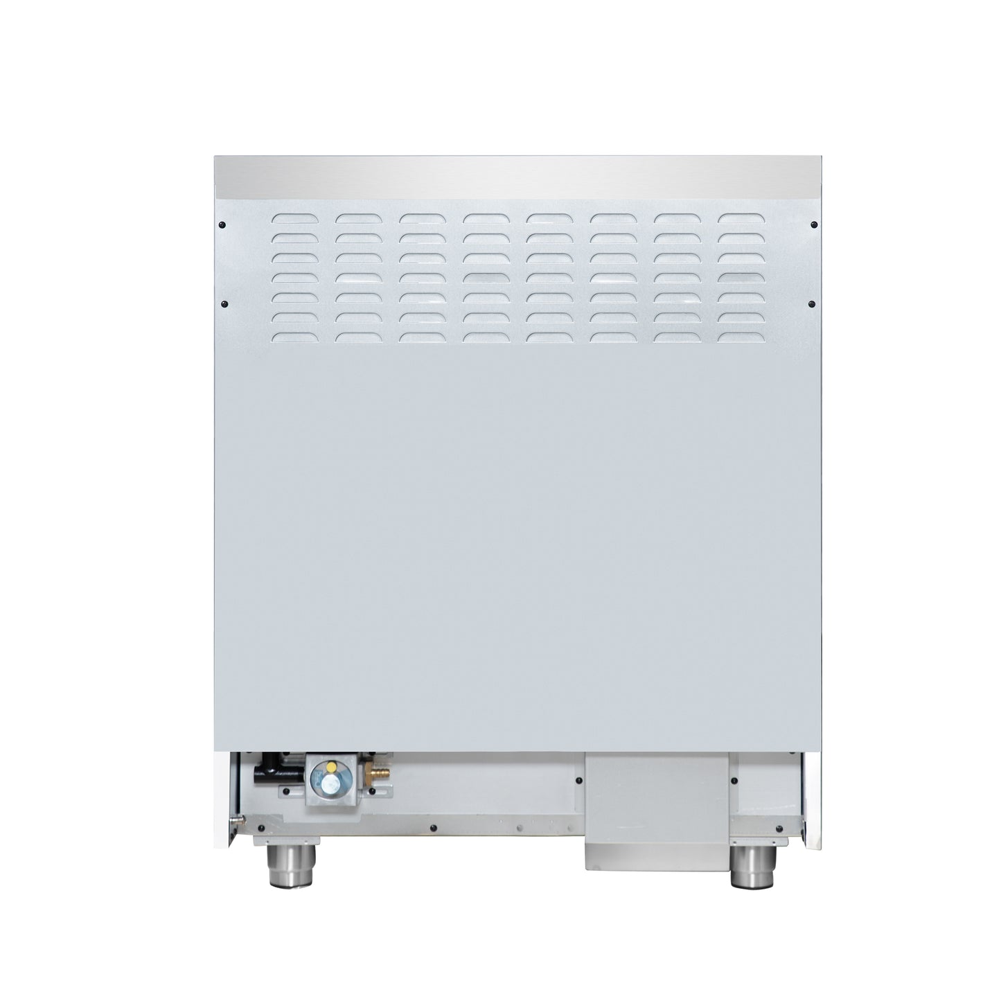 Forno Massimo 30 Inch Freestanding Dual Fuel Range in Black with Antique Brass Accessories, 4 Burners, 4.32 cu. ft. Convection Oven