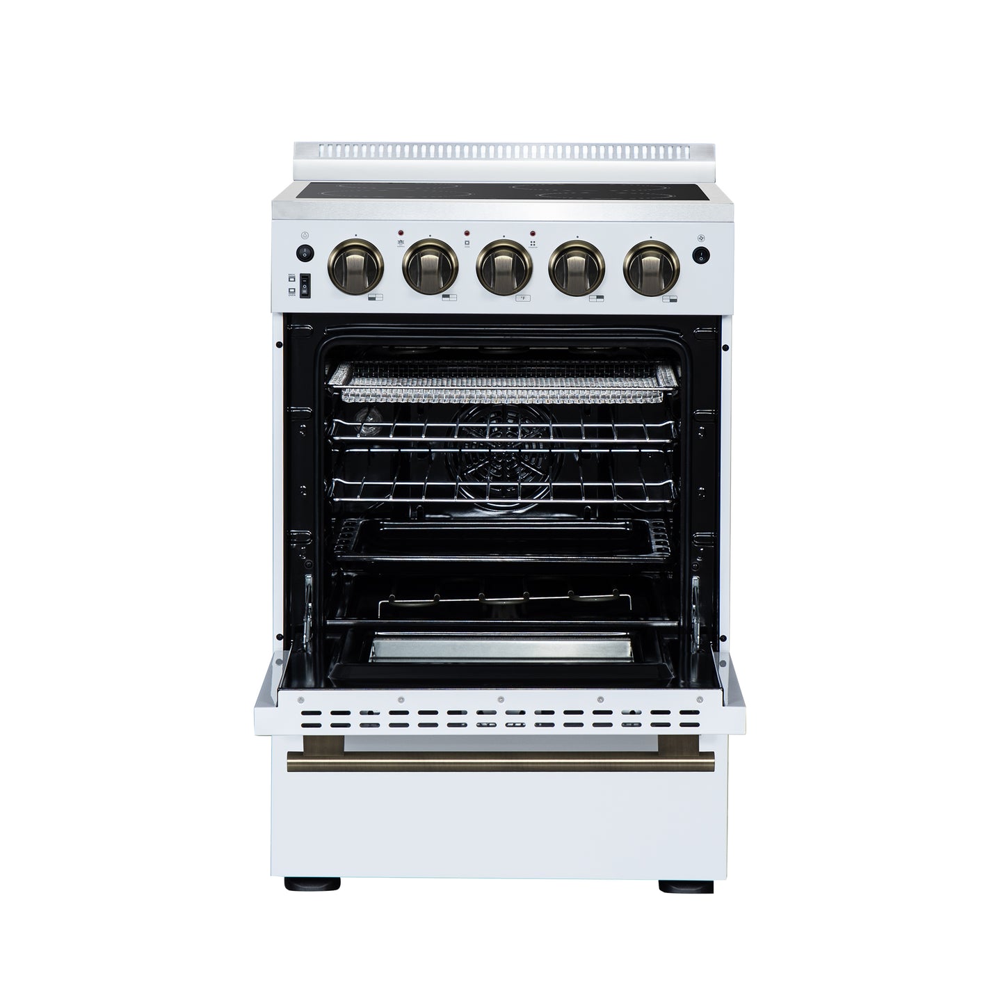 Forno Loiano 24 Inch Freestanding Electric Range in White