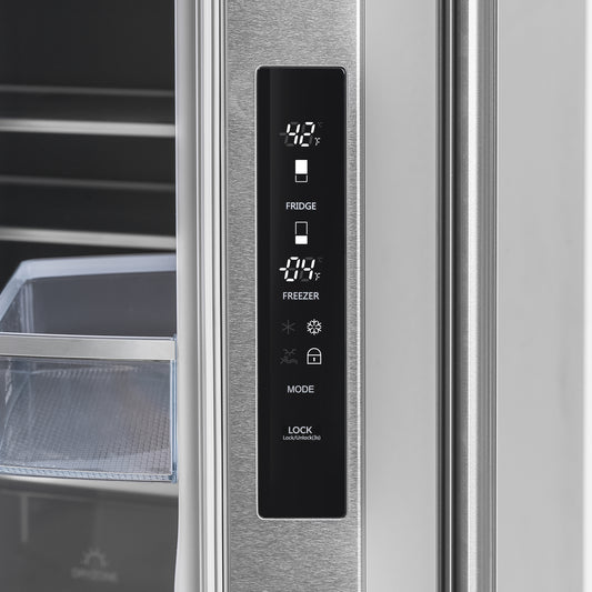 FORNO Premium 3-Piece Kitchen Bundle - 36" Gas Range, 36" French Door Refrigerator, 24" Built-In Dishwasher, Stainless Steel - FBDL-009-02CAUS