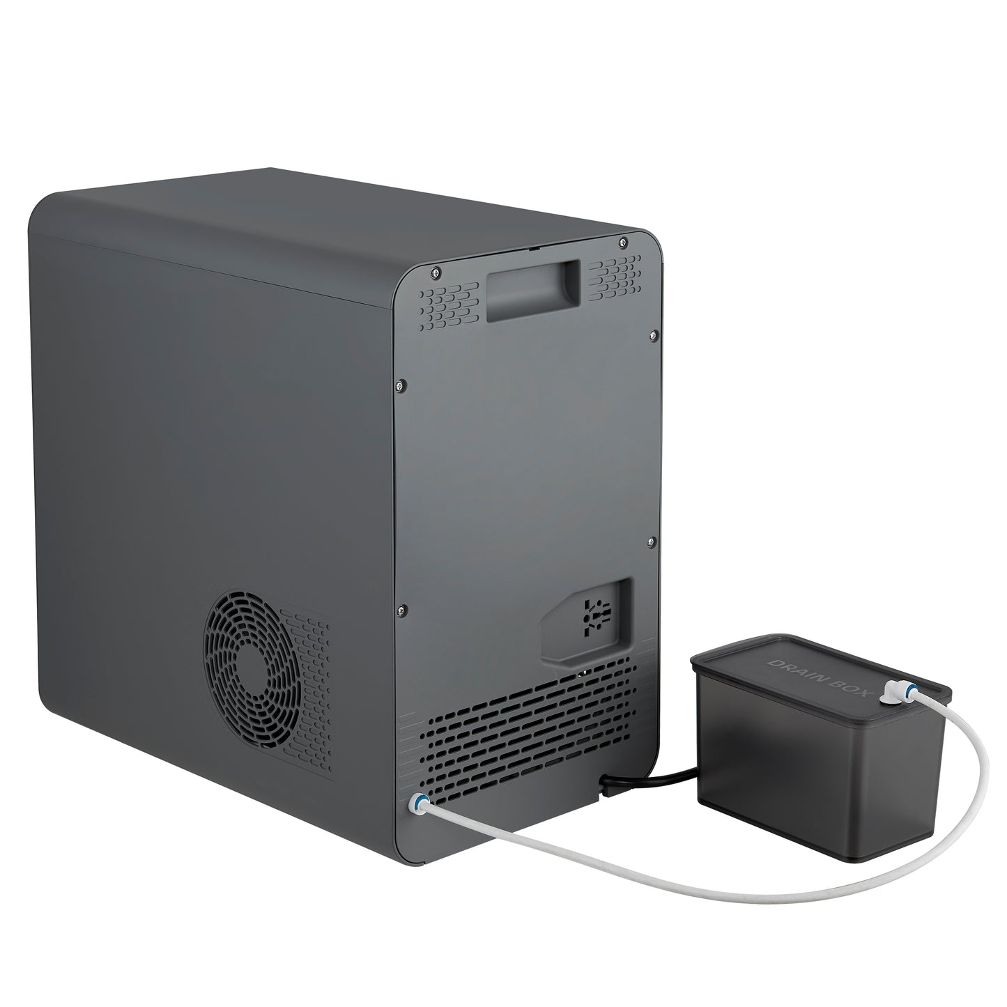 Sferico 11-in Ice Maker, Silver, 32 clear 2-in slow-melting spheres daily, stores more than 10 balls