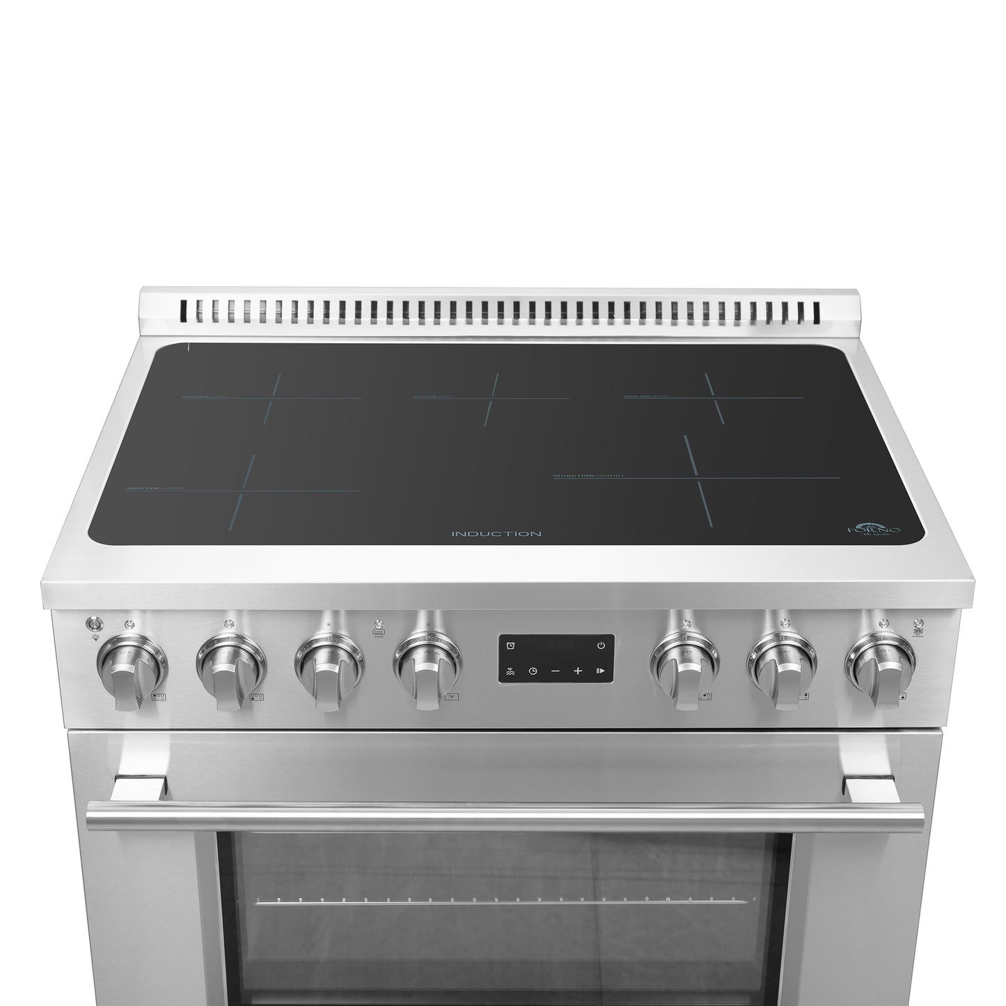 Forno Torino 36 Inch Induction Range with True Convection and Air Fry