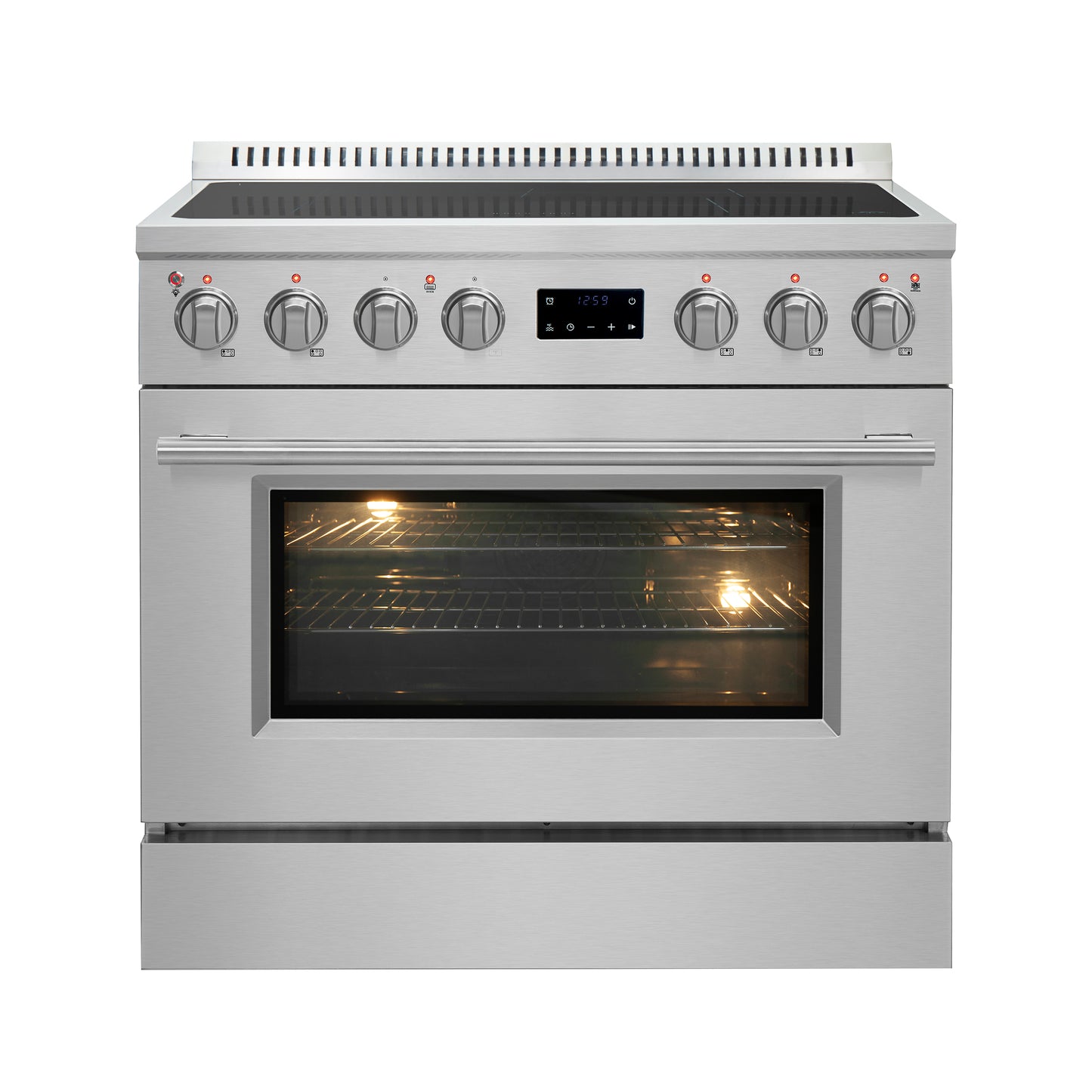 Forno Torino 36 Inch Induction Range with True Convection and Air Fry