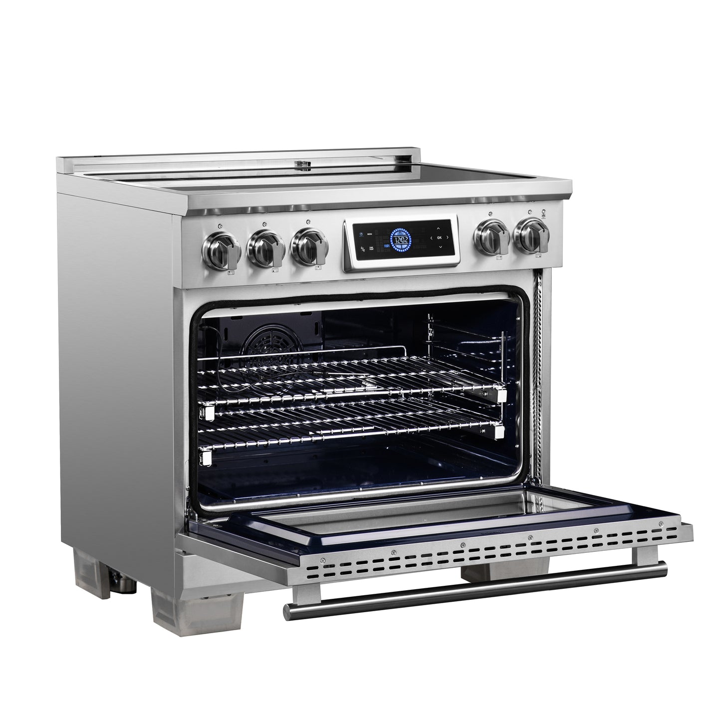 Forno Maximus 36 Inch Induction Range with Air Fryer