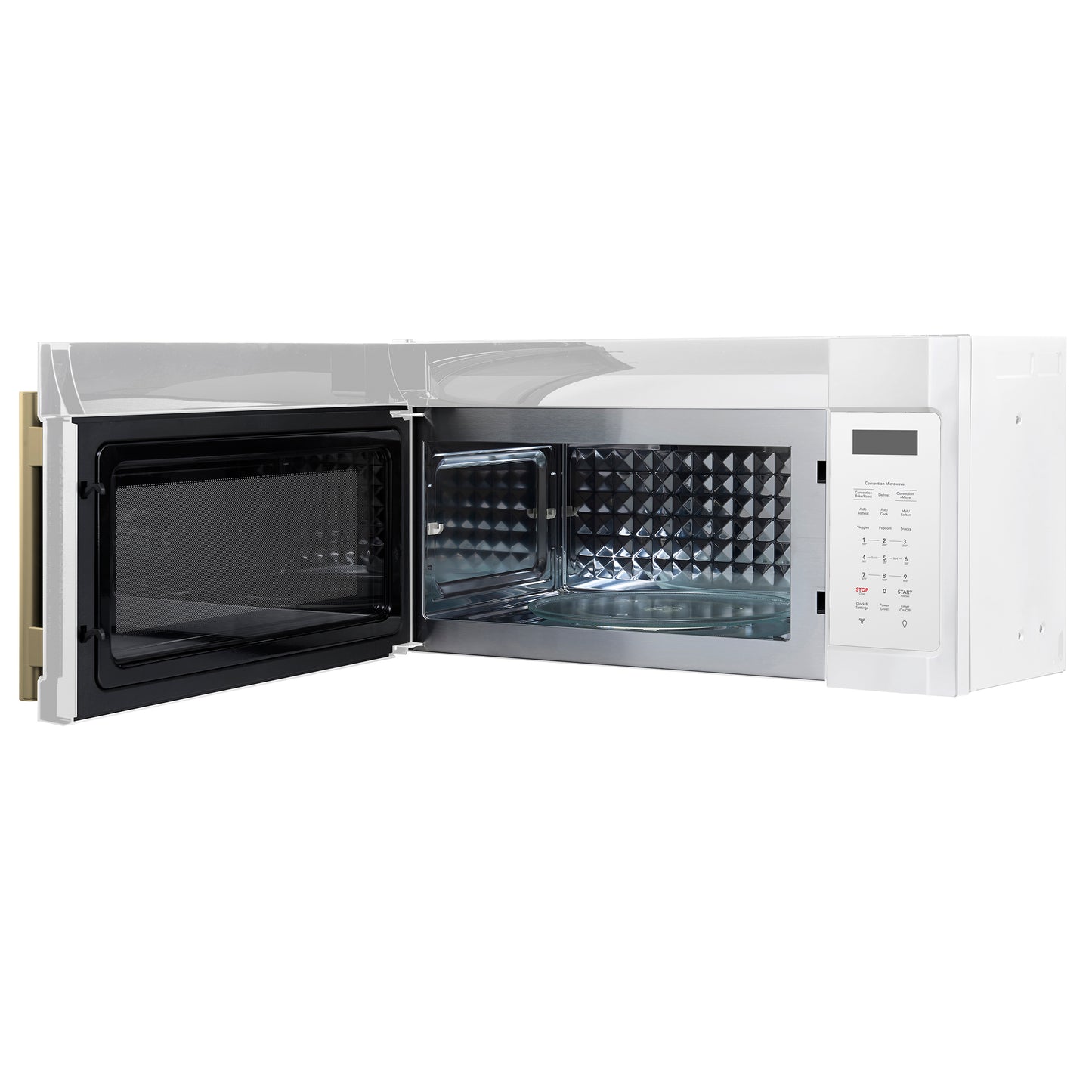 Forno Fornace 30-Inch Over the Range Convection Microwave, White – 1.5 cu.ft, 300 CFM Vent, Touch Control, LED Light