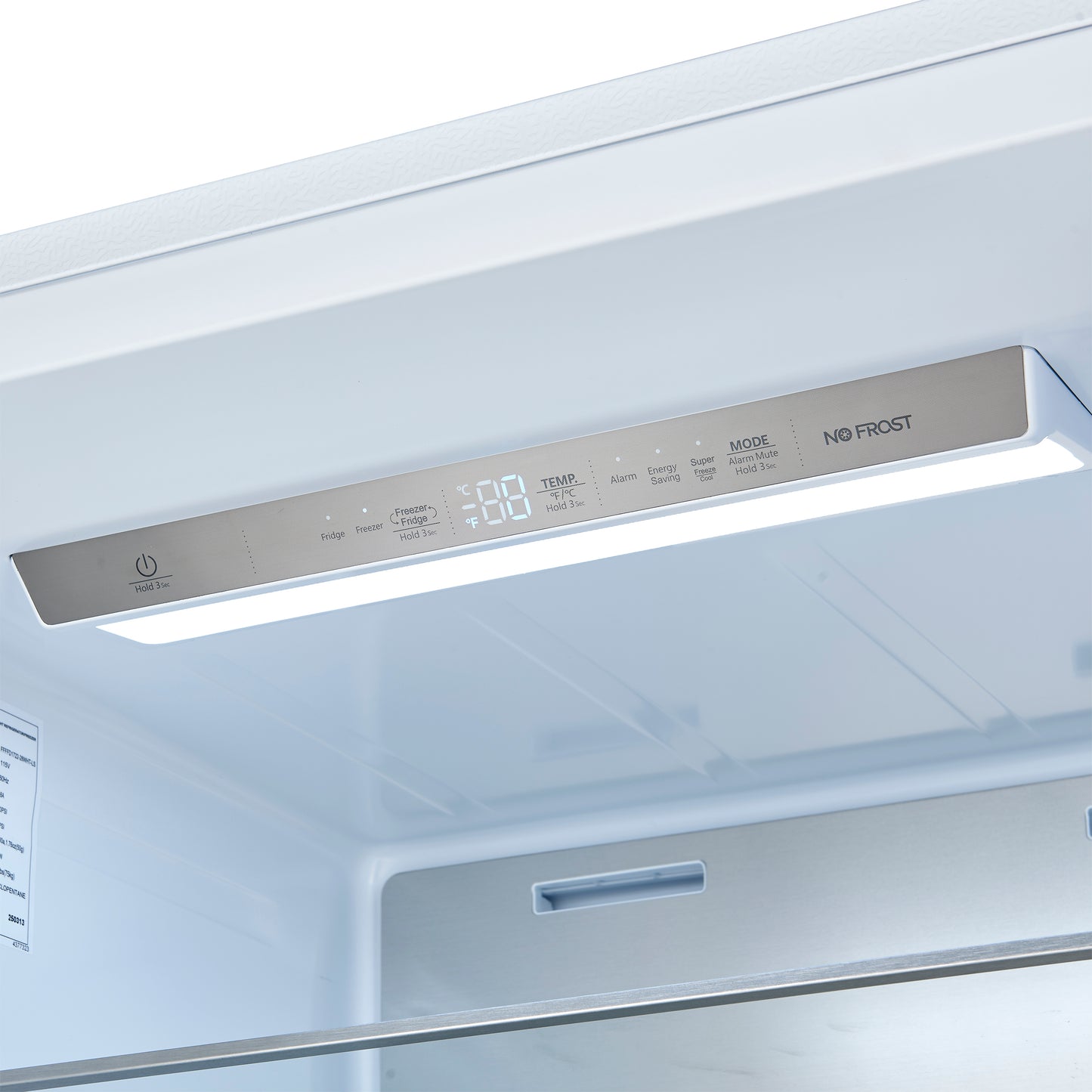 Forno Maderno 28" Built-In Convertible Refrigerator in White, 13.6 cu.ft. Left Swing with Decorative Grill - 32" Wide