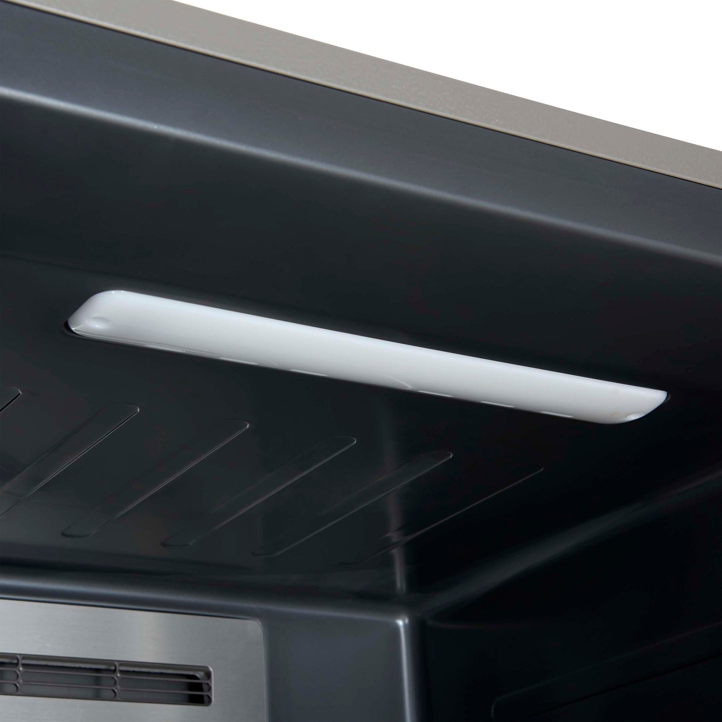 Forno Fortezza 32 Inch Right-Swing Convertible Refrigerator/Freezer with Trim Kit, Stainless Steel, Total No Frost