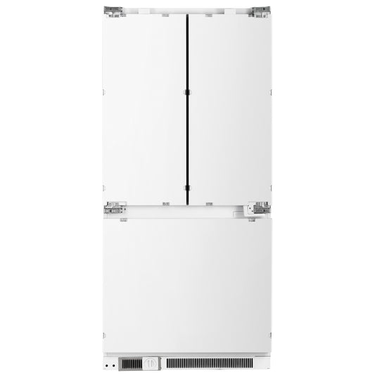 Forno Rivestito Panel Ready Refrigerator, French Door, 36 Inch, Energy Star, Fast Freeze