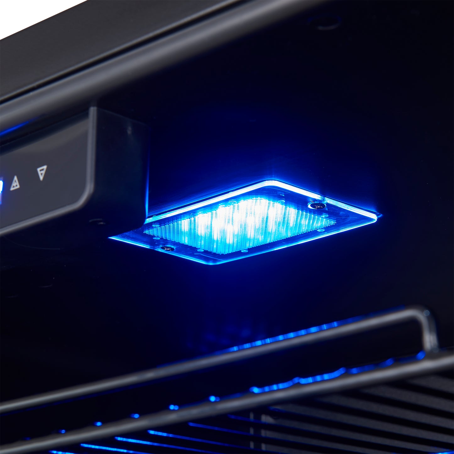 Forno Frescolino 24 Inch Beverage Cooler, Stainless Steel, with LED Lighting, Triple Glass Door, 188 Can Capacity, Built-In or Freestanding