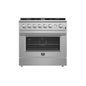 Marco 36-Inch Gas Range Stainless Steel, 6 Burners 67,000 BTU, 5.36 cu.ft. Convection Oven