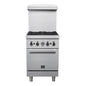 Forno Commerciale 24 Inch Gas Range with 4 Burners