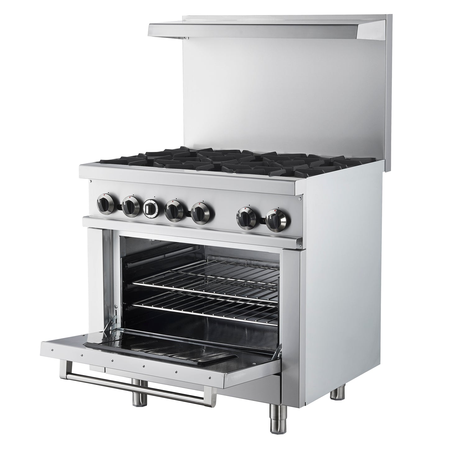 Forno Commerciale 36 Inch Gas Range with 6 Burners