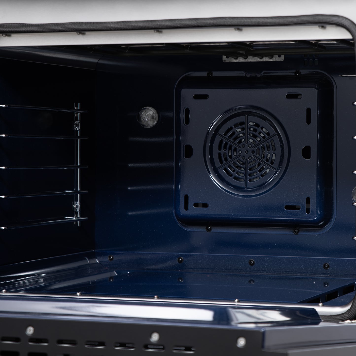 Forno Massimo 30 Inch Freestanding Dual Fuel Range in Black with Antique Brass Accessories, 4 Burners, 4.32 cu. ft. Convection Oven