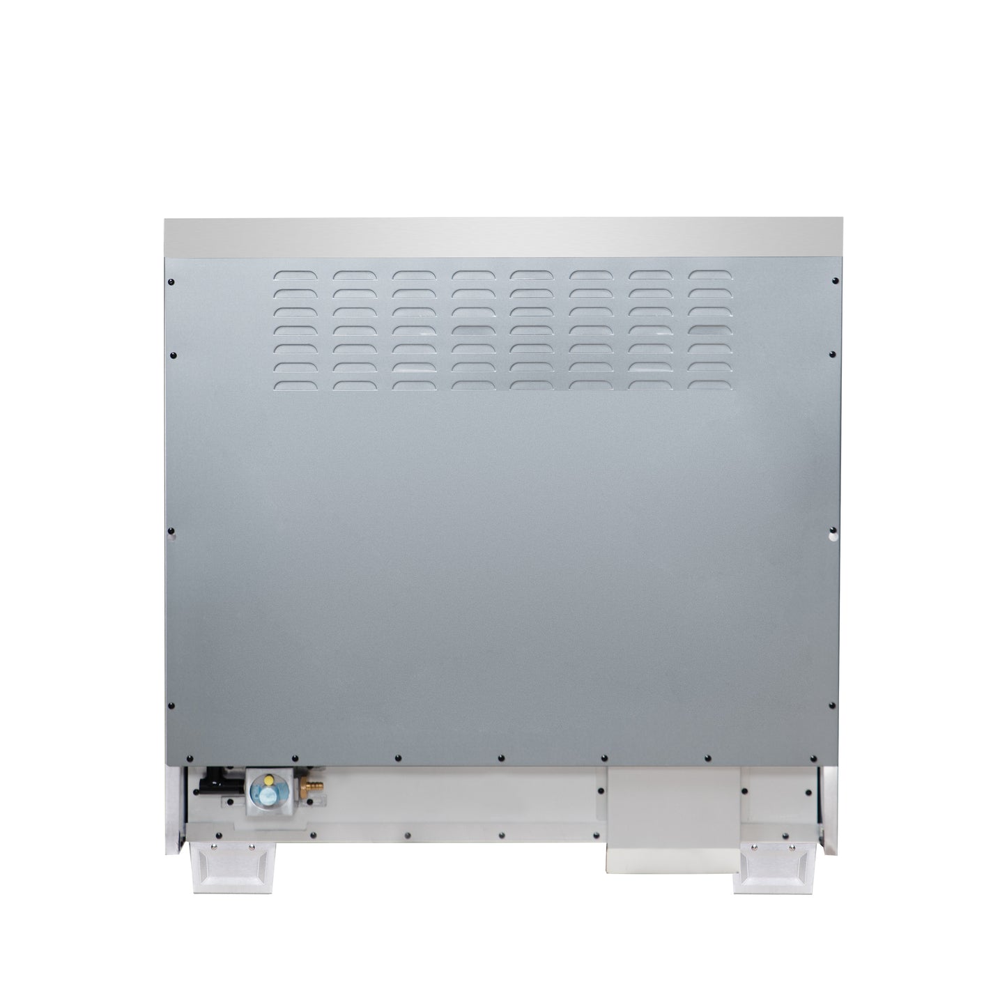 Forno Capriasca 36 Inch Freestanding French Door Dual Fuel Range in Black with Antique Brass Accessories, 6 Burners, True Convection Oven