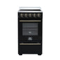 Forno Pallerano 20 Inch Freestanding Electric Range in Black, Canada Version, Plug and Cord Included