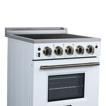 Forno Loiano 24 Inch Freestanding Electric Range in White