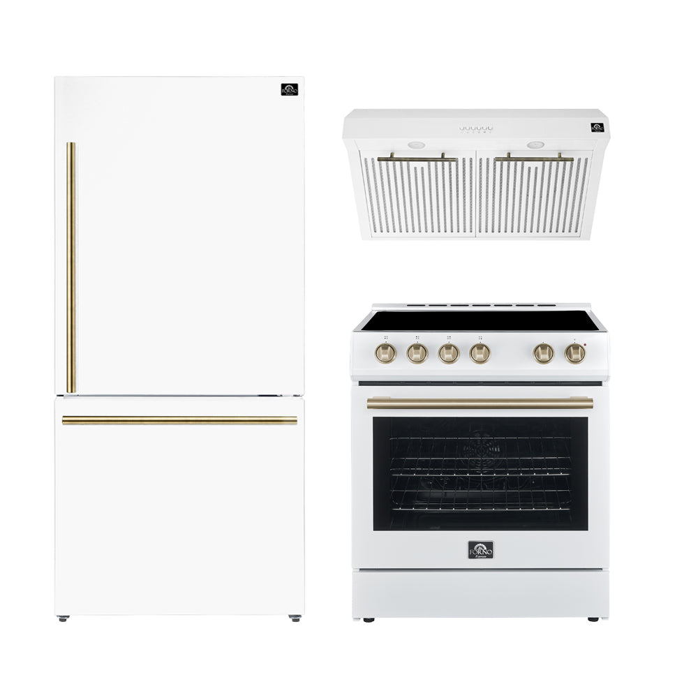FORNO Premium 3-Piece Kitchen Bundle - Leonardo Espresso 30