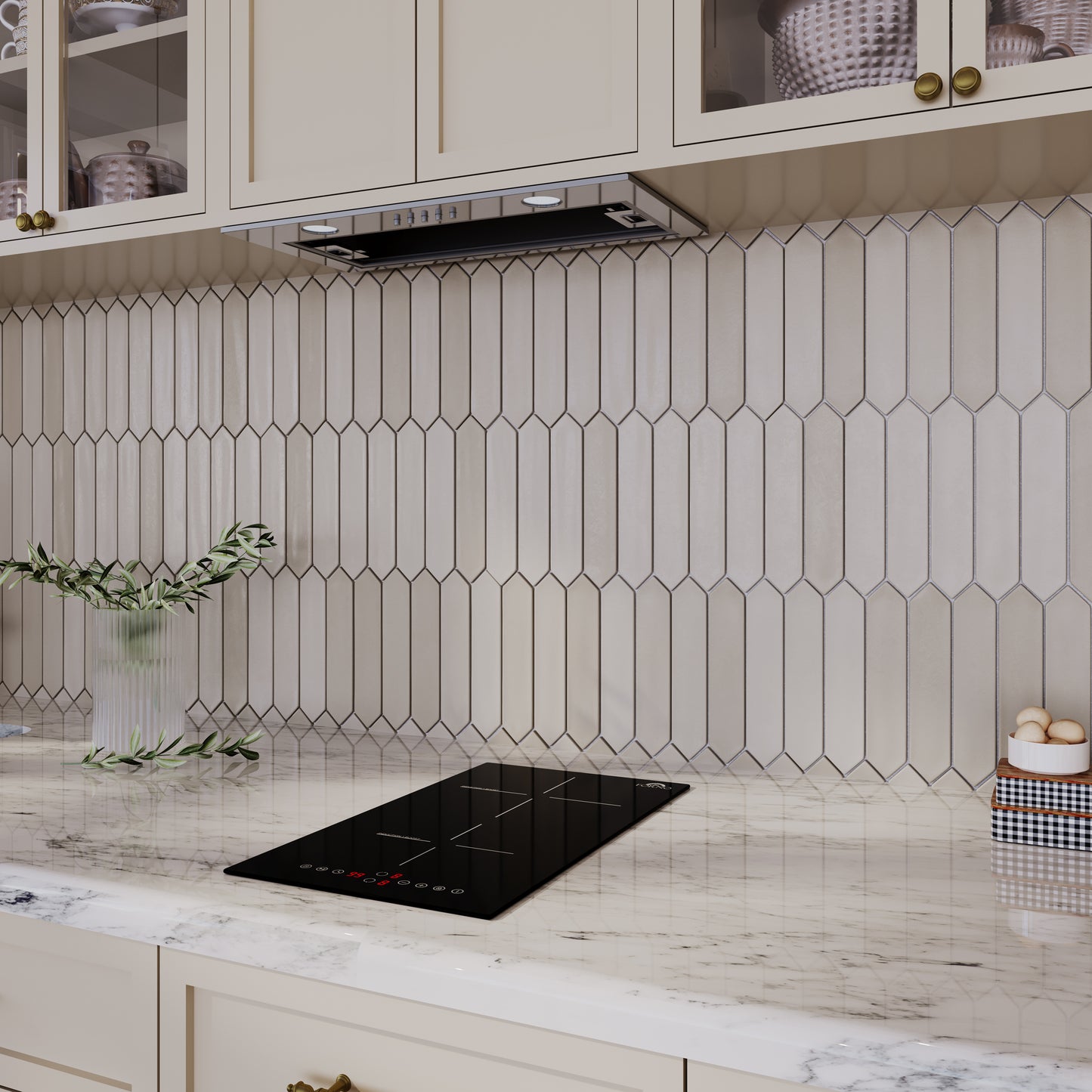 FORNO Giacomo Under Cabinet 22-Inch Insert Range Hood in Stainless Steel, 170 CFM, Aluminum Filter, Energy Efficient