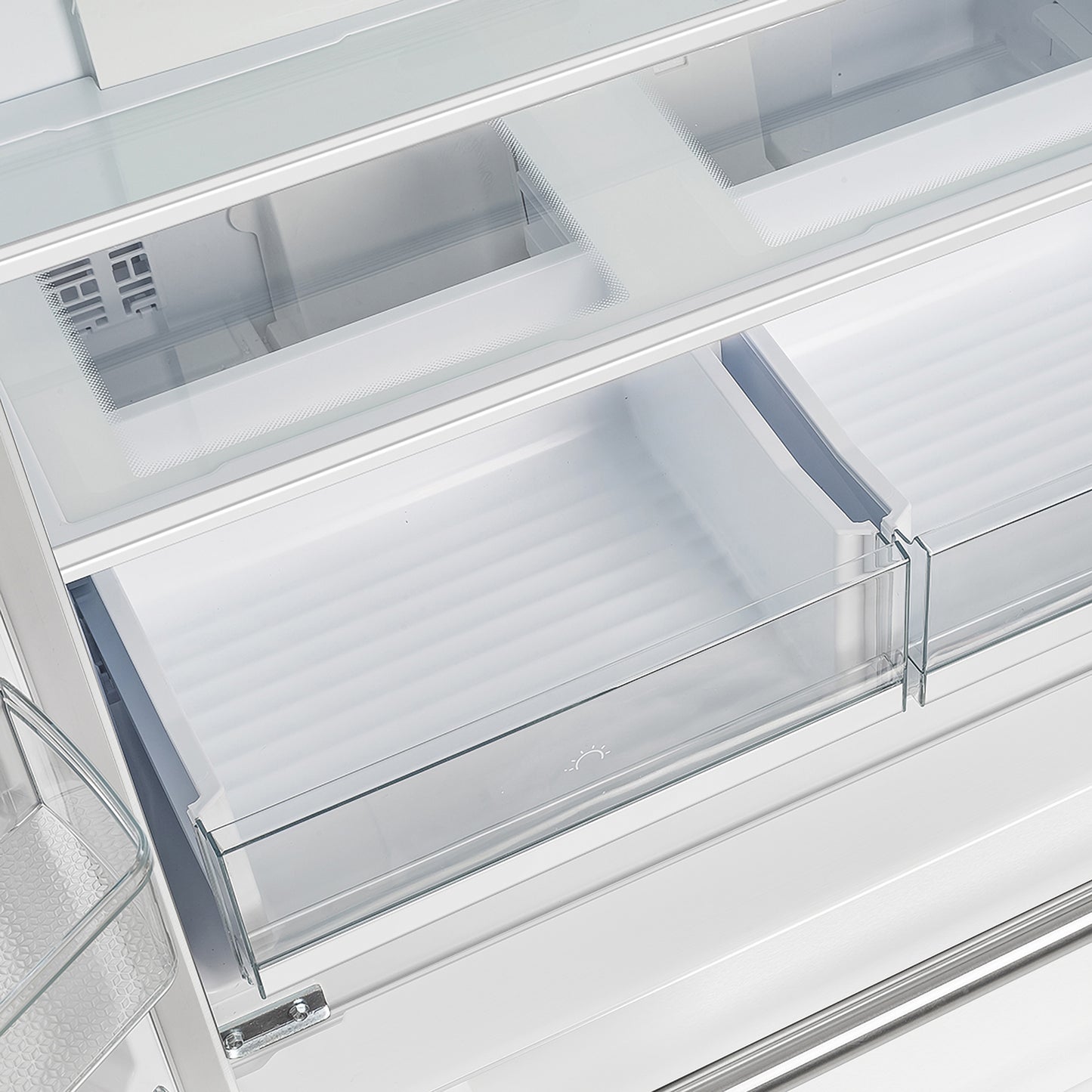 Forno Moena Espresso 36-Inch White French Door Refrigerator, 19.2 Cu. Ft., Frost-Free, Automatic Ice Maker, ENERGY STAR Certified