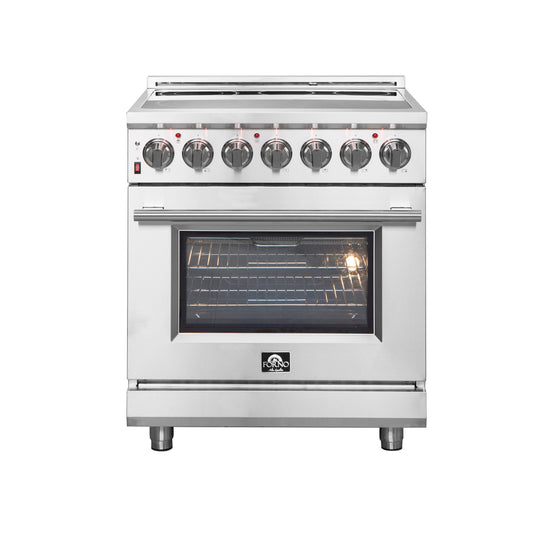 Forno Massimo 30-Inch Freestanding Electric Range, True Convection Oven