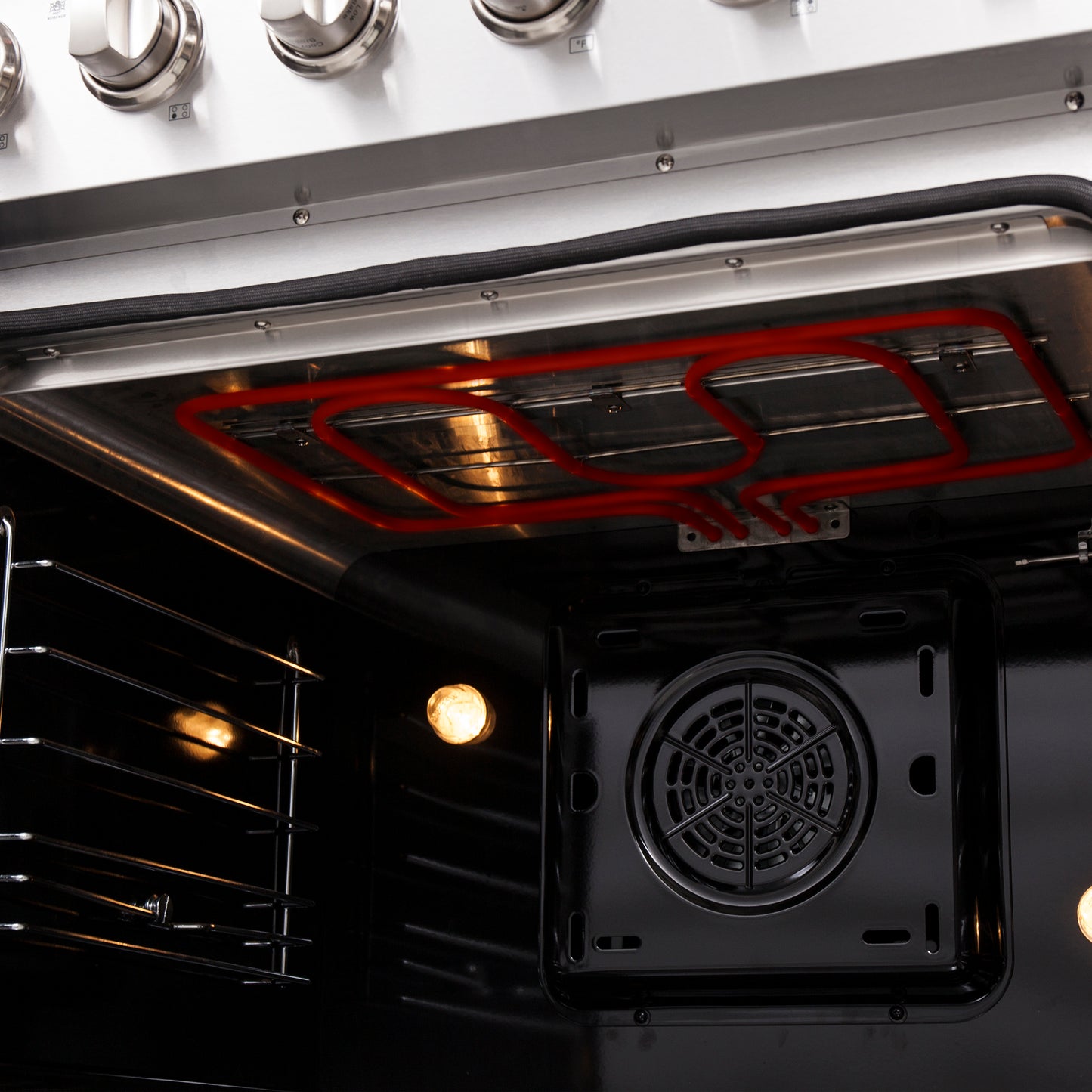 Forno Galiano 30-Inch Freestanding French Door Electric Range, True Convection, Energy Efficient