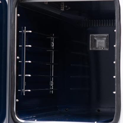 Forno Capriasca 48-Inch White Freestanding French Door Gas Range, 8 Burners, Convection Oven, Energy Efficient