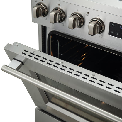 Forno Torino 30 Inch Induction Range with True Convection and Air Fry