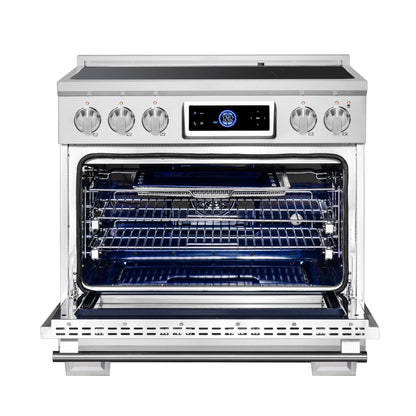 Forno Maximus 36 Inch Induction Range with Air Fryer