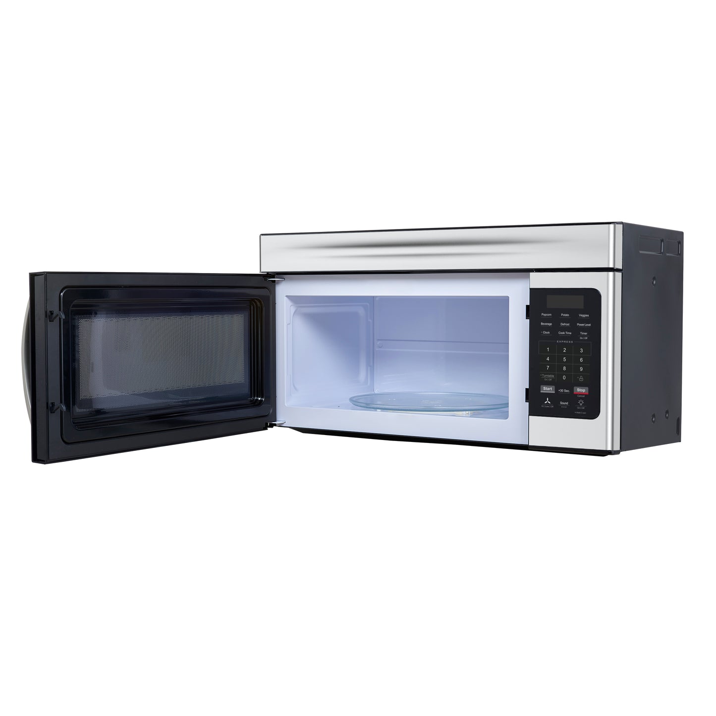 Forno Scalo 30-Inch Over the Range Microwave, Stainless Steel – 1.6 cu.ft, 300 CFM Vent, Touch Control, LED Light