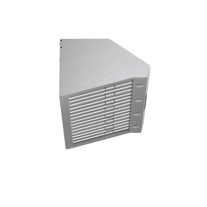 Forno Palazzo 48-Inch Wall Mounted Range Hood, Stainless Steel, Heavy Duty Baffle Filters, Remote Control