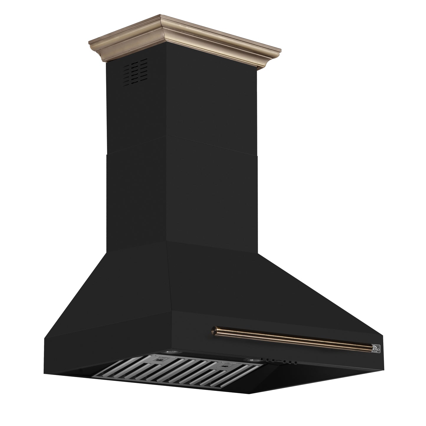 Forno Aria 30 Inch Wall-Mounted Range Hood in Black