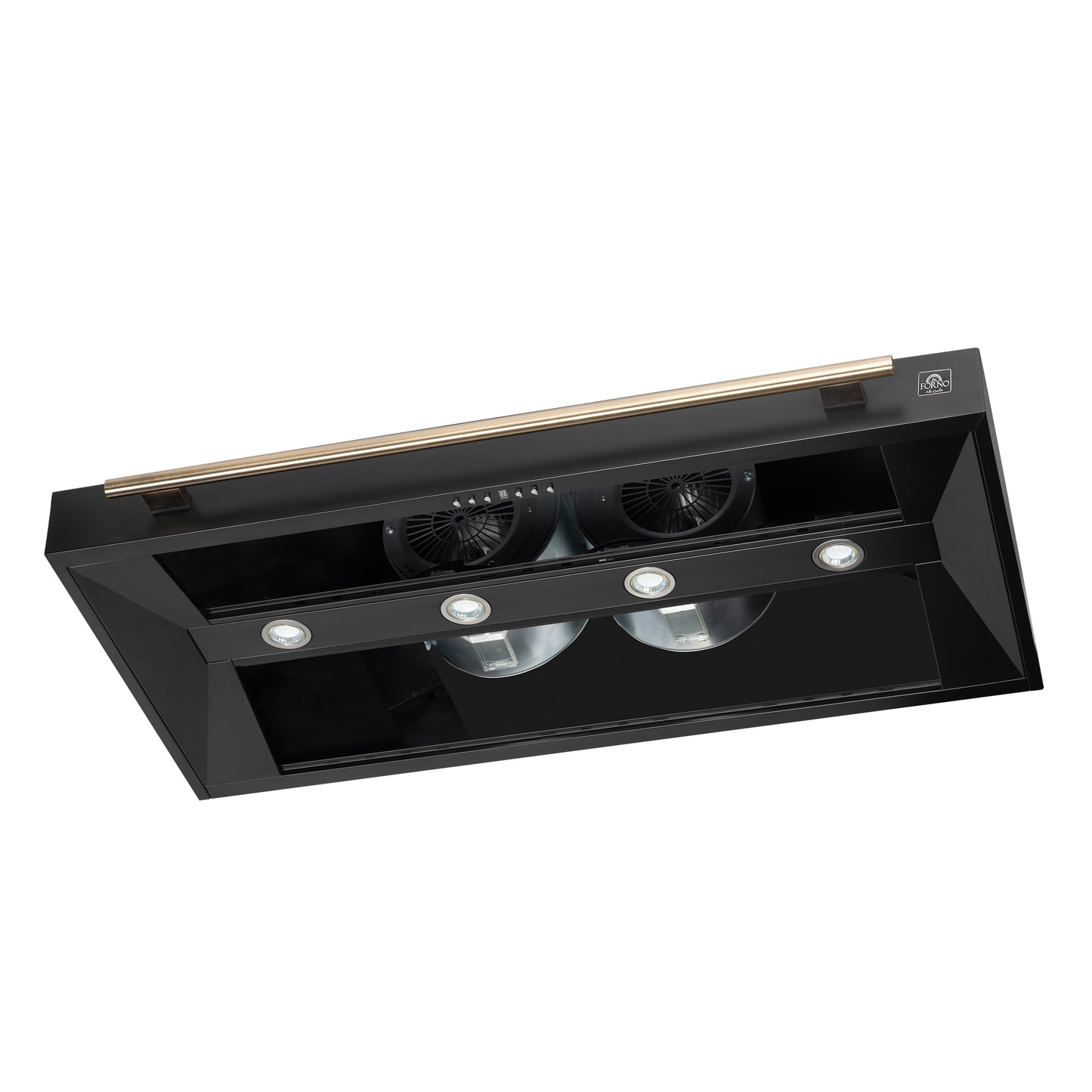 Forno Aria 48 Inch Wall-Mounted Range Hood in Black