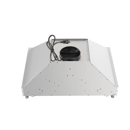 Forno Venezia 30 Inch Wall-Mounted Range Hood in White with Touch Controls and Baffle Filters