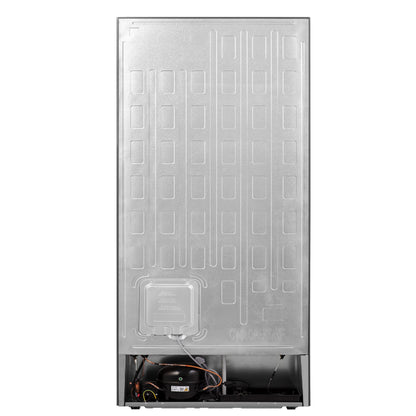 FORNO Maderno 28" Left Swing Convertible Freestanding Refrigerator/Freezer in Stainless Steel 13.6 cu.ft.