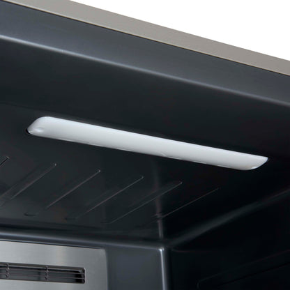 Forno Fortezza 28 Inch Right-Swing Convertible Refrigerator/Freezer, Stainless Steel, Total No Frost