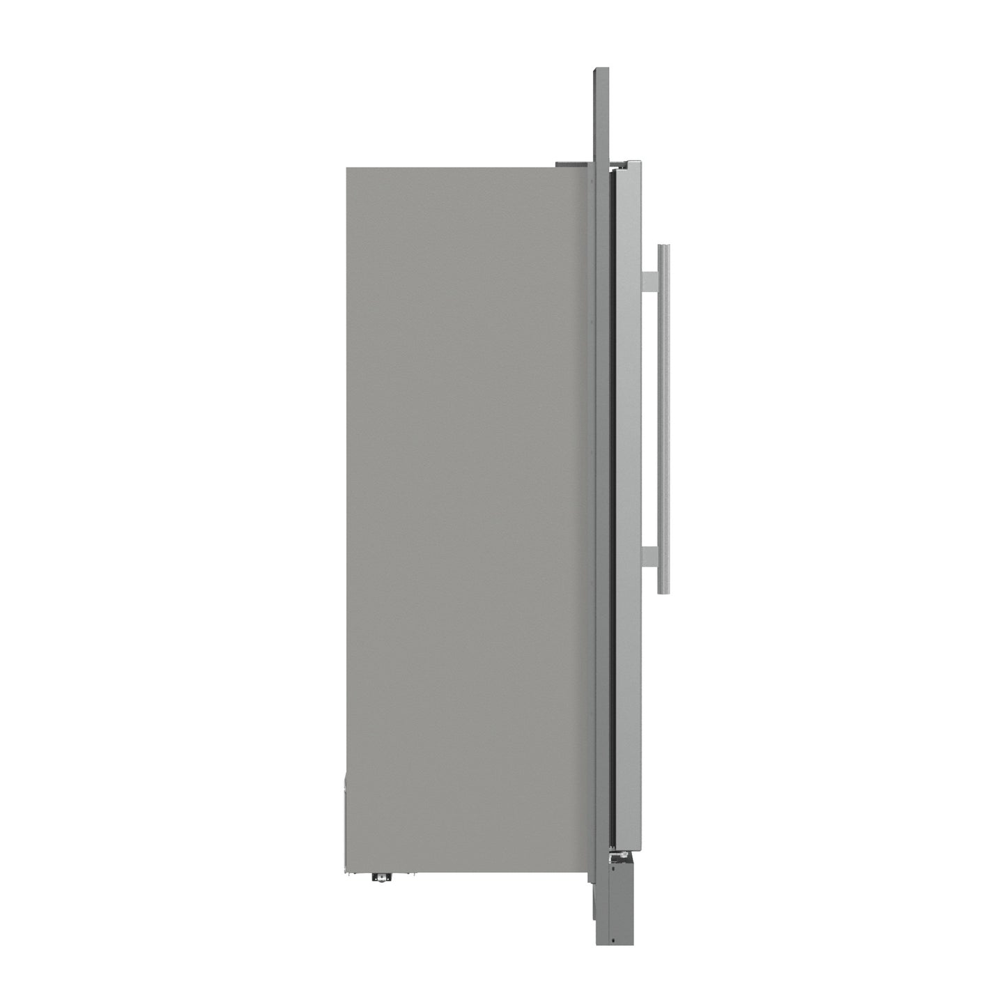 Forno Fortezza 32 Inch Right-Swing Convertible Refrigerator/Freezer with Trim Grill, Stainless Steel, Total No Frost