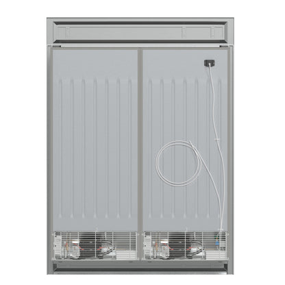 Forno Fortezza 60 Inch Convertible Refrigerator/Freezer with Modern Trim Kit, Stainless Steel, Total No Frost, with Automatic Ice Maker