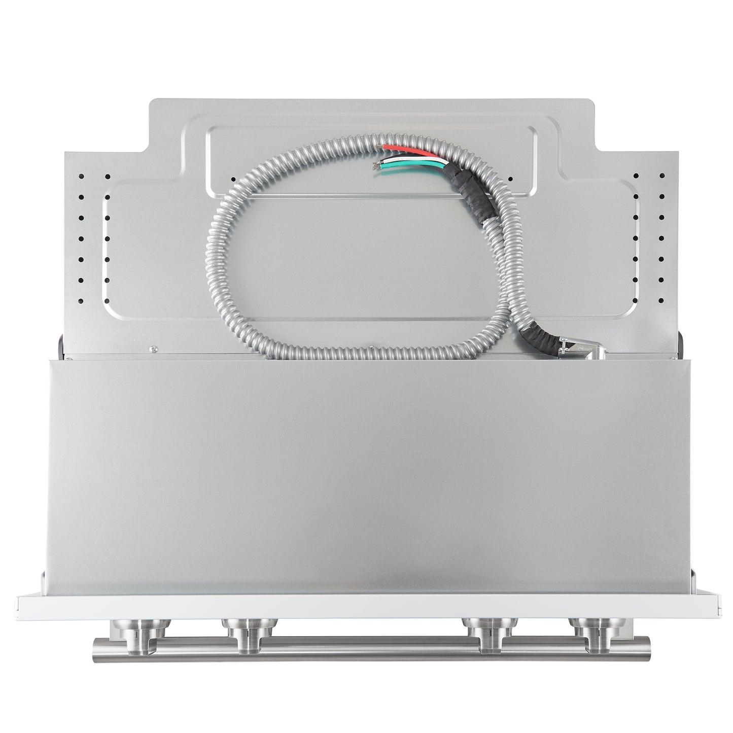 Forno Vomero 30-Inch Double Wall Oven, White, 10 cu.ft Total Capacity, 7100W Convection, Mechanical Controls, Manuel Steam Clean