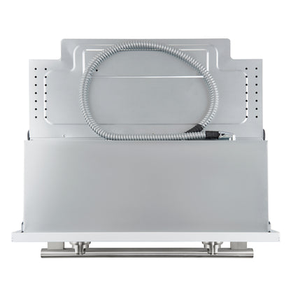 Forno Vomero 30-Inch Wall Oven, White, 5 cu.ft Capacity, 3550 Watts Convection, Mechanical Controls, Manuel Steam Clean