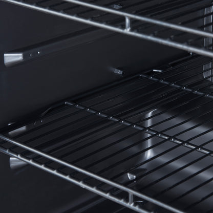 Forno Frescolino 24 Inch Beverage Cooler, Stainless Steel, with LED Lighting, Triple Glass Door, 188 Can Capacity, Built-In or Freestanding