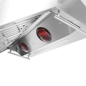 Forno Savona 36-Inch Wall Mount Range Hood, Hybrid Filters, Backsplash Included